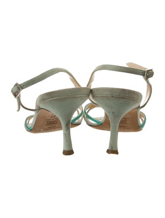 Jimmy Choo Leather Slingback Sandals