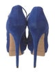Jimmy Choo Suede Cutout Accent Pumps