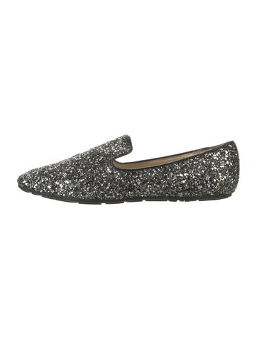 Jimmy Choo Flats Glitter Loafers IT 38.5 | 8.5