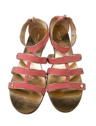 Jimmy Choo Suede Gladiator Sandals