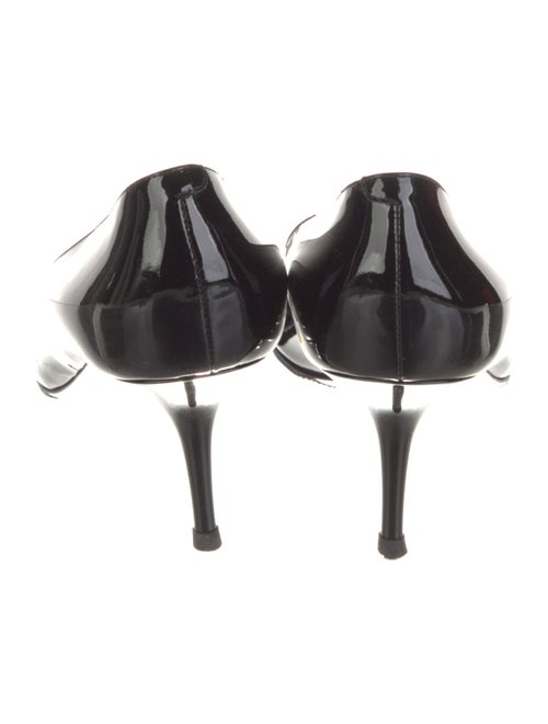 Jimmy Choo Patent Leather Striped Pumps