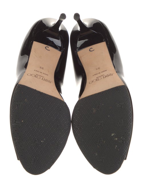 Jimmy Choo Patent Leather Striped Pumps