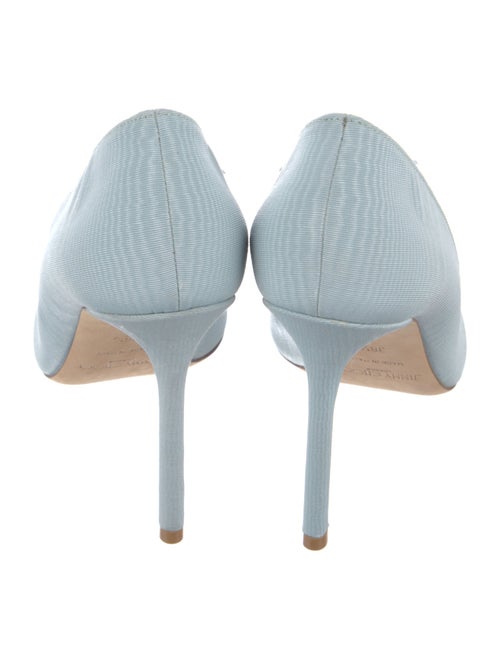 Jimmy Choo Canvas Crystal Embellishments Pumps