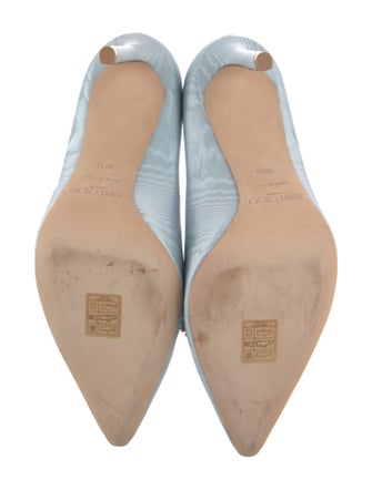 Jimmy Choo Canvas Crystal Embellishments Pumps