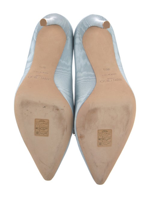 Jimmy Choo Canvas Crystal Embellishments Pumps