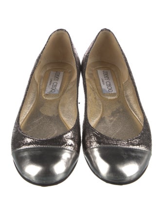Jimmy Choo Leather Ballet Flats