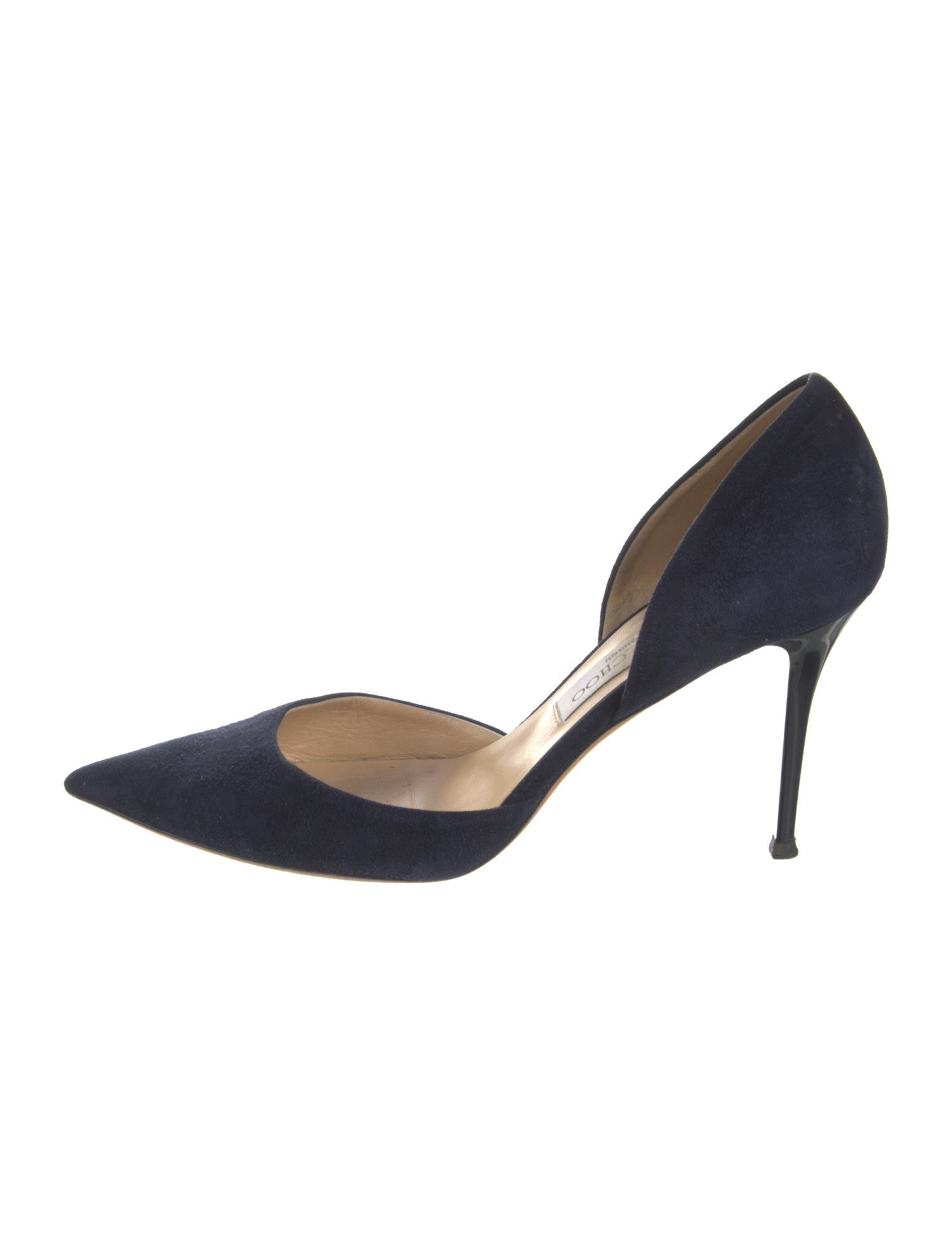 Jimmy Choo Suede D'Orsay Pumps
