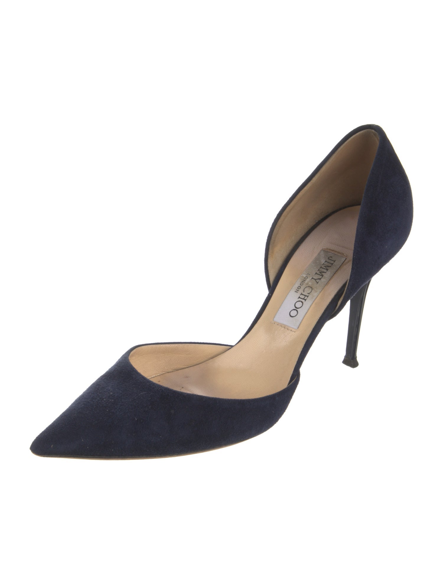 Jimmy Choo Suede D'Orsay Pumps