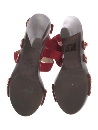 Jimmy Choo Suede Colorblock Pattern Pumps