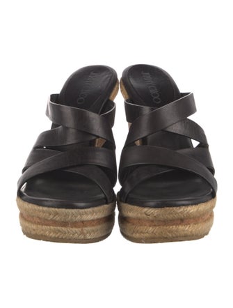 Jimmy Choo Leather Espadrilles