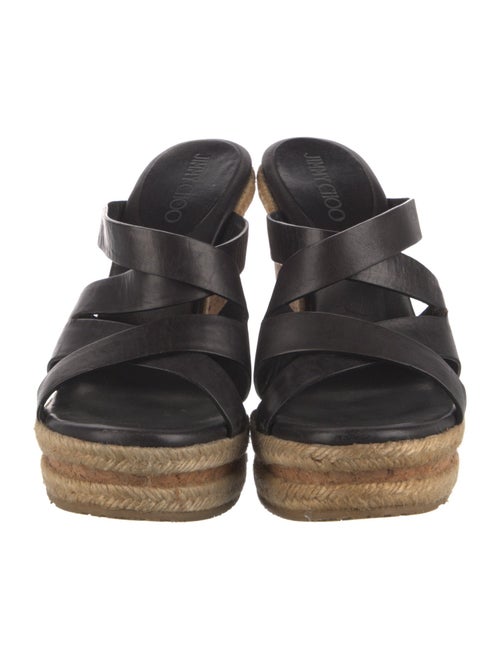 Jimmy Choo Leather Espadrilles