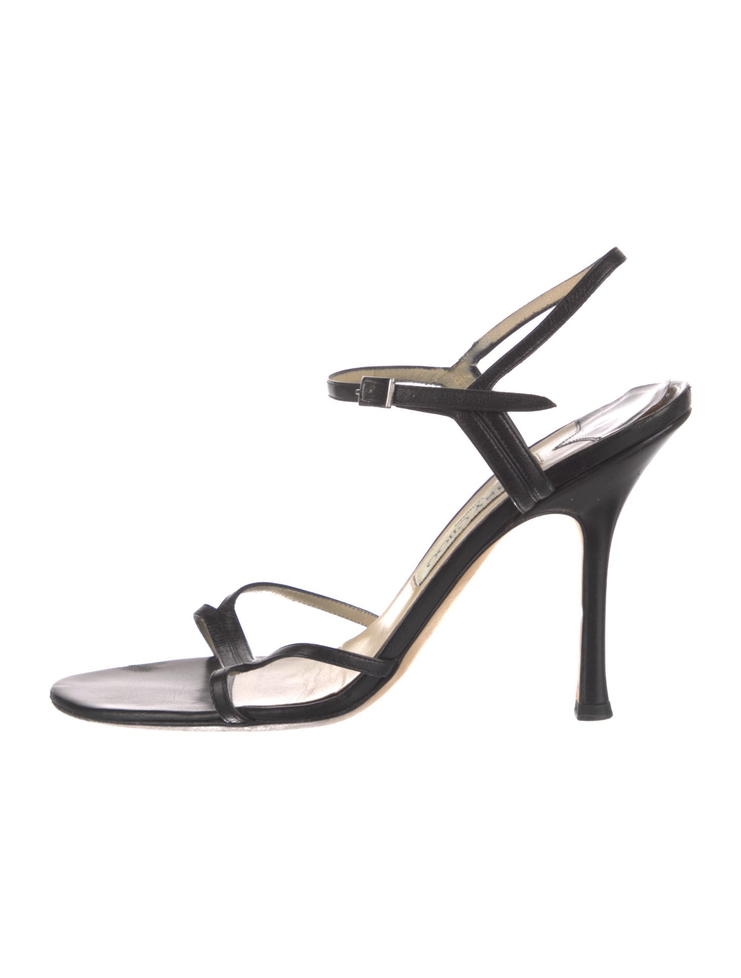 Jimmy Choo Leather Slingback Sandals
