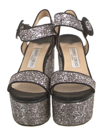 Jimmy Choo Glitter Espadrilles