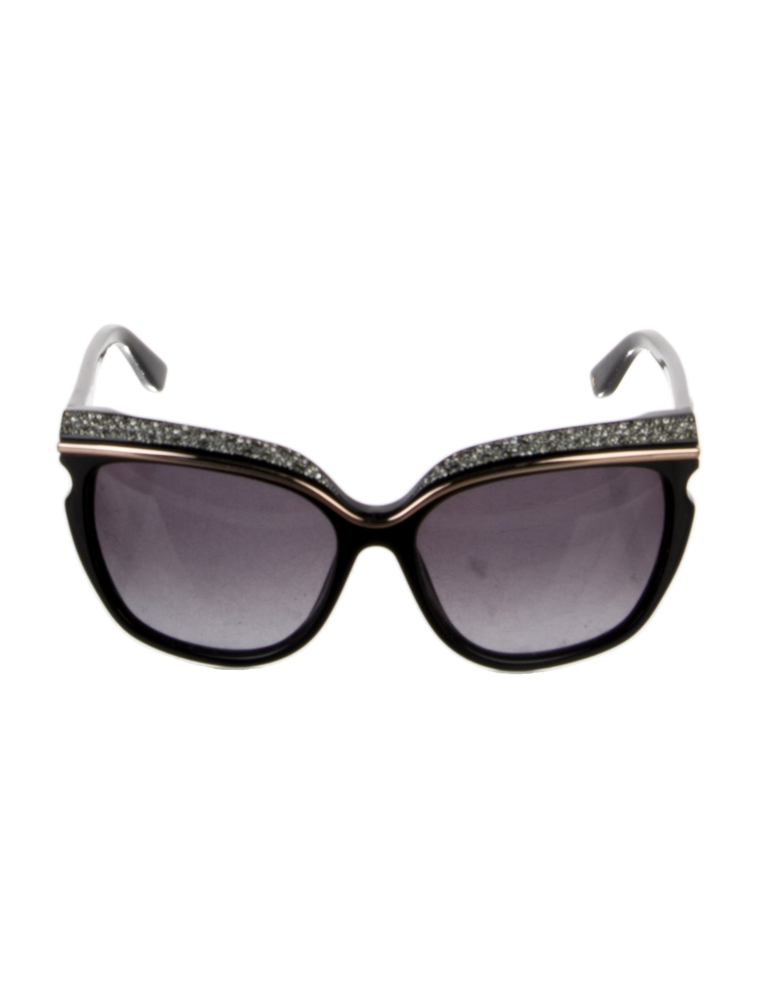 Jimmy Choo Oversize Tinted Sunglasses