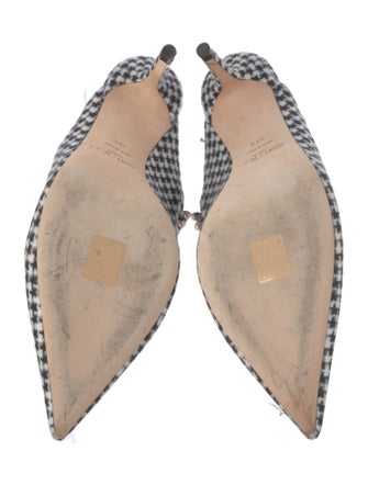 Jimmy Choo Printed Crystal Embellishments Mules