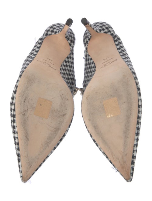 Jimmy Choo Printed Crystal Embellishments Mules