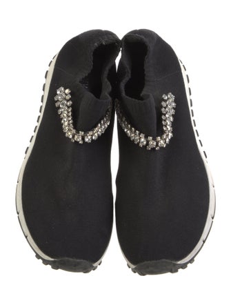 Jimmy Choo Crystal Embellishments Sneakers