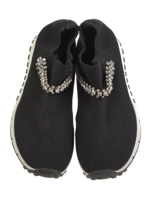 Jimmy Choo Crystal Embellishments Sneakers