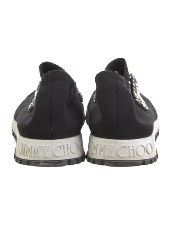 Jimmy Choo Crystal Embellishments Sneakers