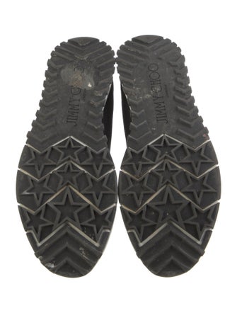 Jimmy Choo Crystal Embellishments Sneakers