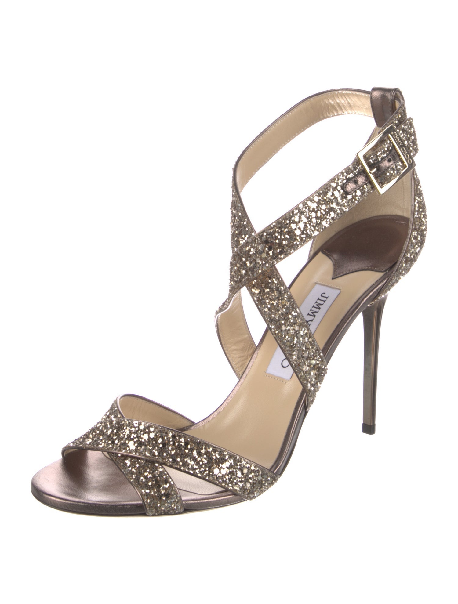 Jimmy Choo Glitter Sandals