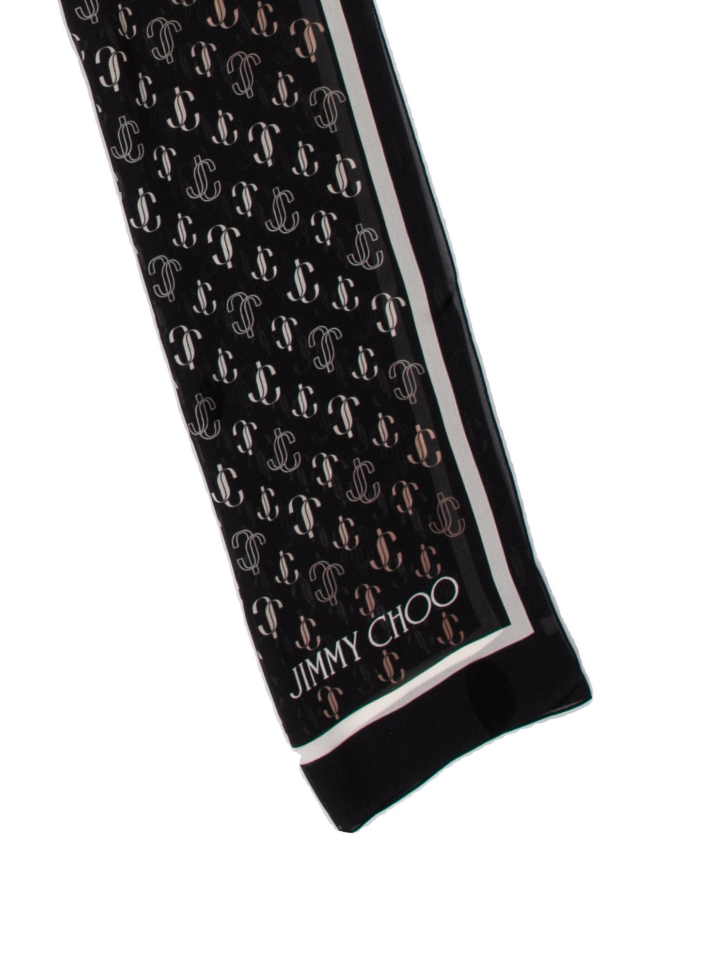Jimmy Choo Silk Printed Scarf w/ Tags