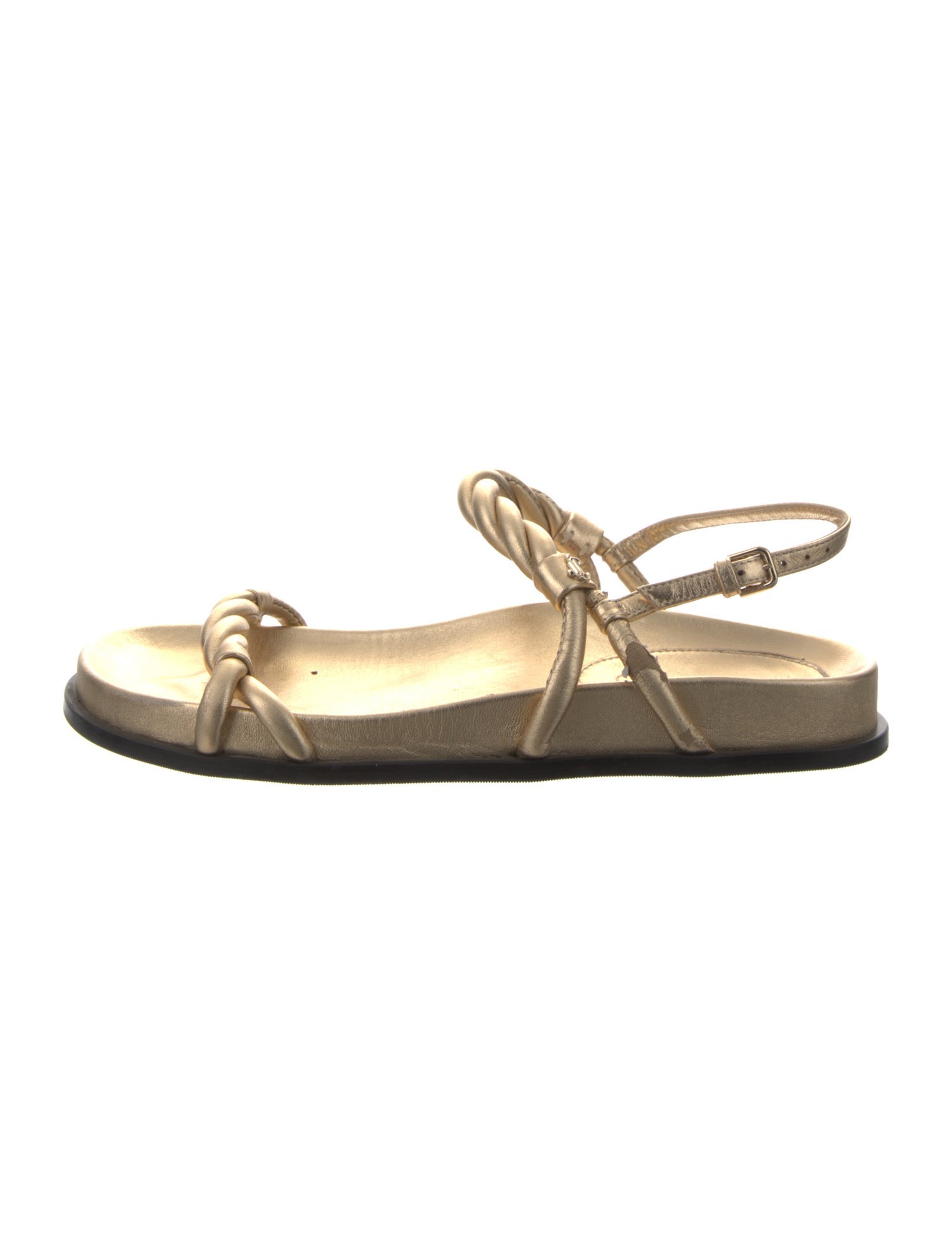 Jimmy Choo Leather Slingback Sandals