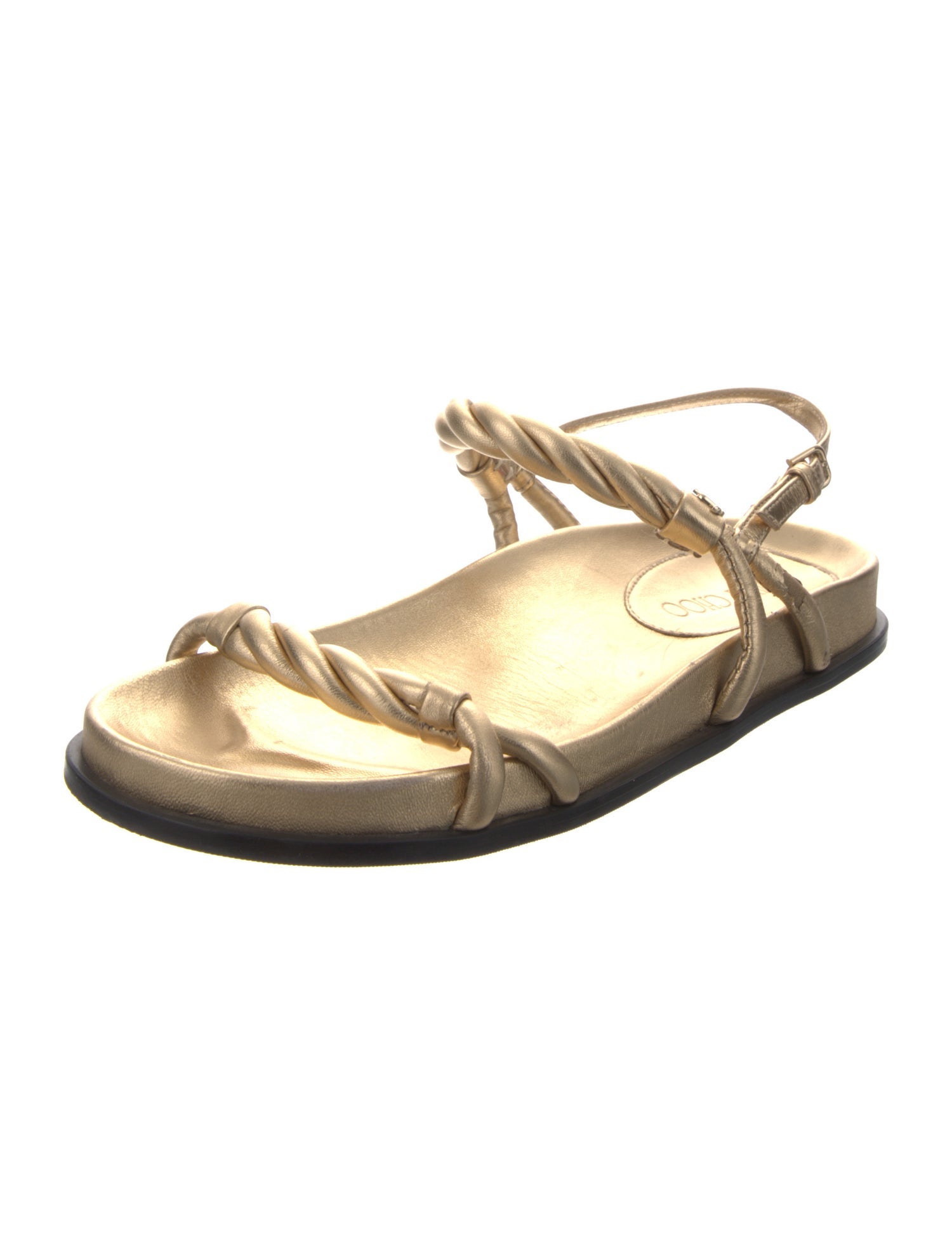 Jimmy Choo Leather Slingback Sandals