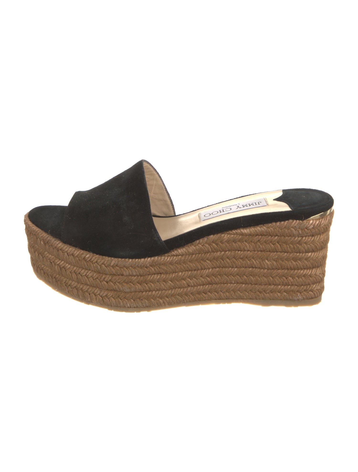 Jimmy Choo Suede Braided Accents Espadrilles
