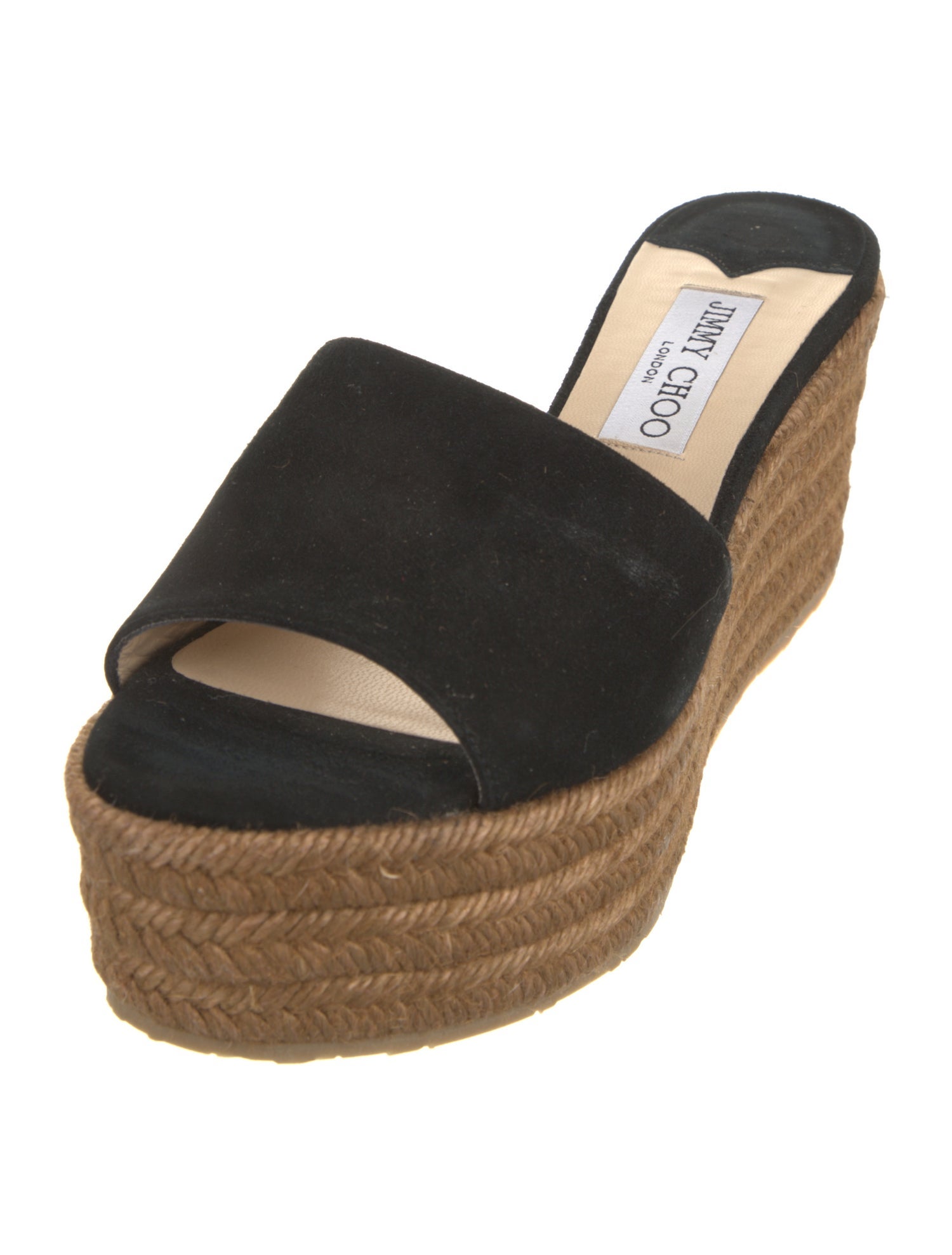 Jimmy Choo Suede Braided Accents Espadrilles
