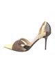 Jimmy Choo Patent Leather Printed D'Orsay Pumps