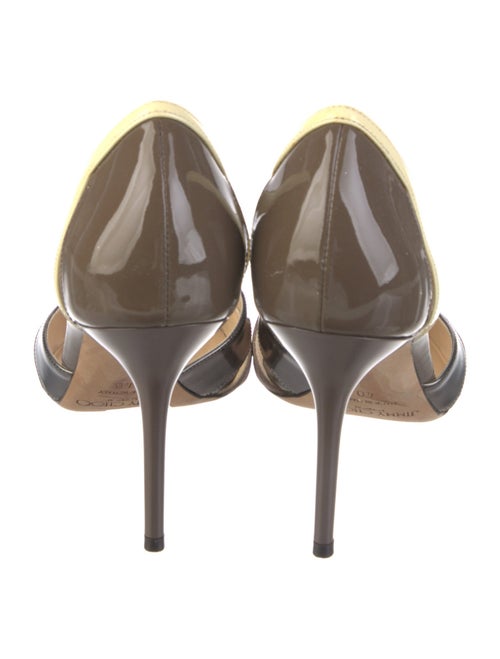 Jimmy Choo Patent Leather Printed D'Orsay Pumps