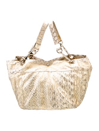 Jimmy Choo Embossed Leather Shoulder Bag