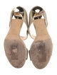 Jimmy Choo Glitter Animal Print Sandals