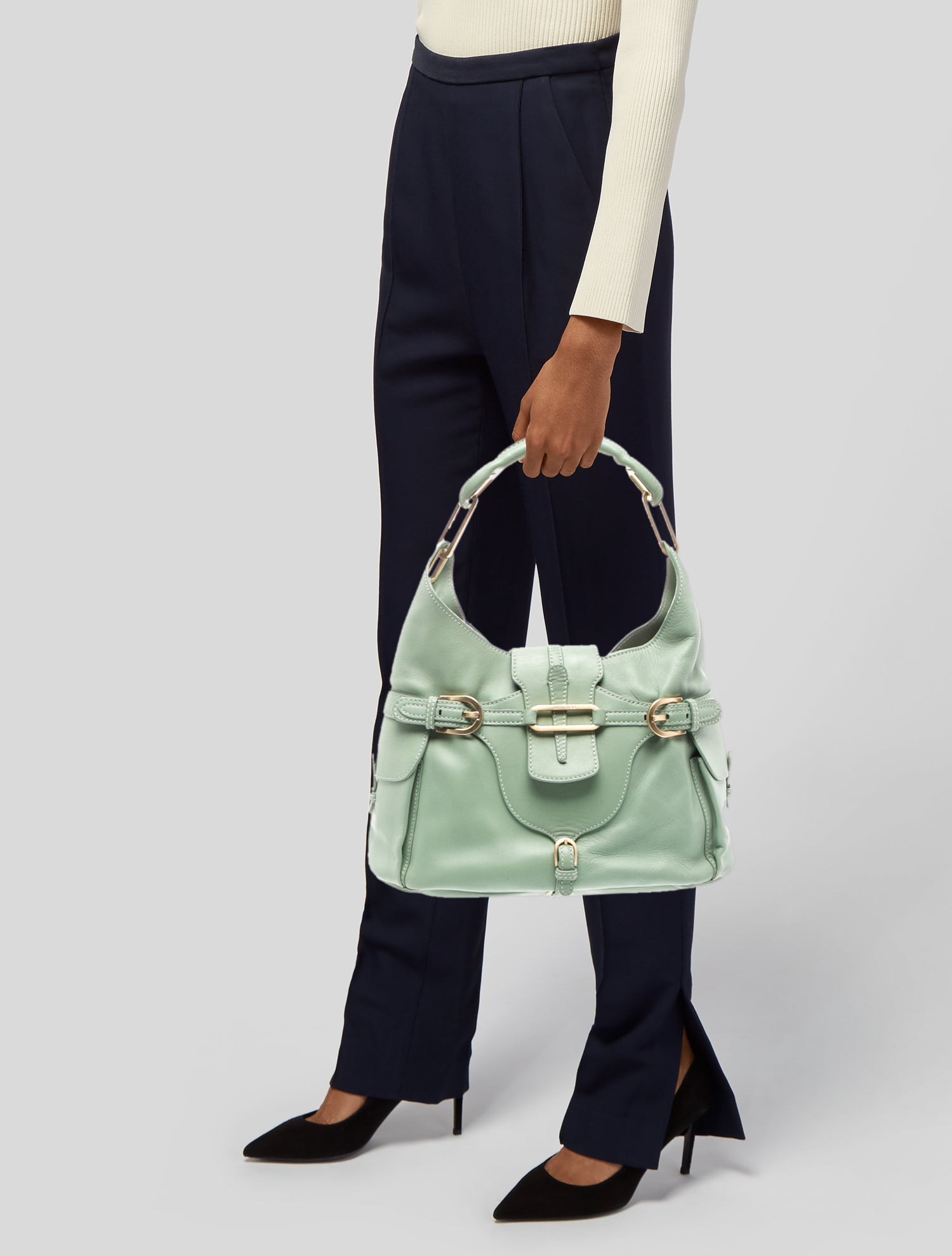 Jimmy Choo Leather Shoulder Bag