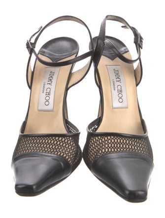 Jimmy Choo Leather Slingback Pumps