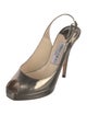 Jimmy Choo Leather Slingback Pumps