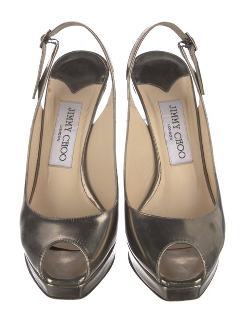 Jimmy Choo Leather Slingback Pumps