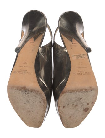 Jimmy Choo Leather Slingback Pumps