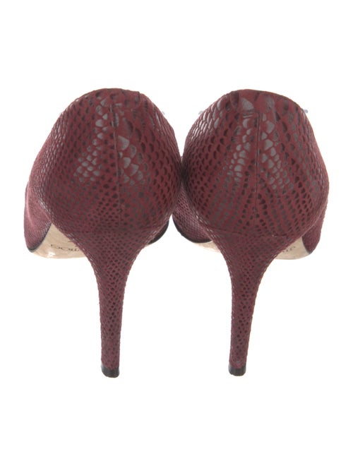 Jimmy Choo Suede Animal Print Pumps