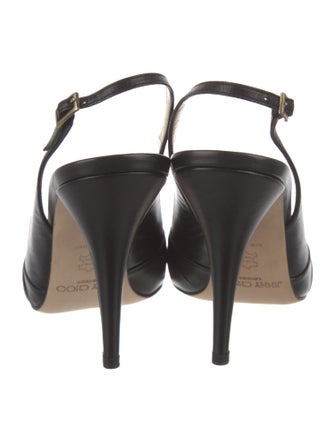 Jimmy Choo Leather Slingback Pumps