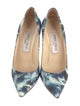 Jimmy Choo Patent Leather Printed Pumps