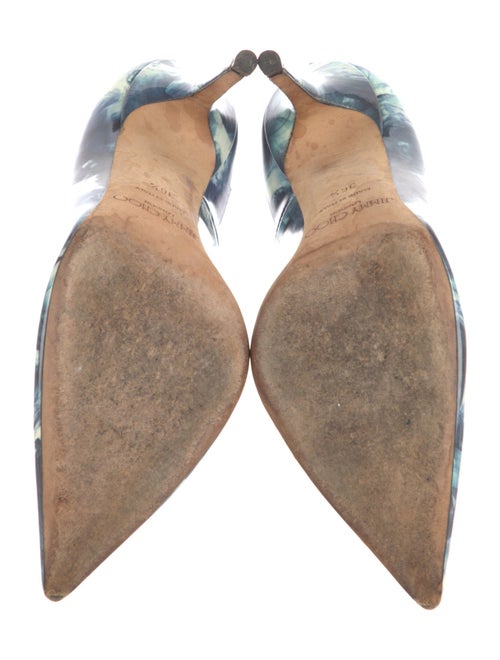 Jimmy Choo Patent Leather Printed Pumps