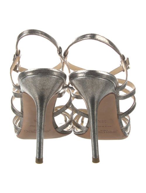 Jimmy Choo Leather Slingback Sandals