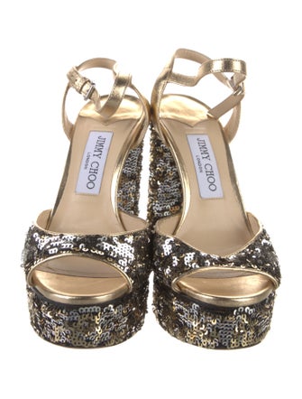 Jimmy Choo Sequins Sequin Embellishments Sandals