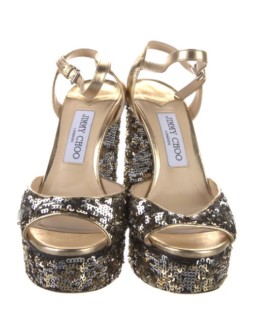 Jimmy Choo Sequins Sequin Embellishments Sandals