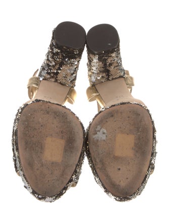 Jimmy Choo Sequins Sequin Embellishments Sandals