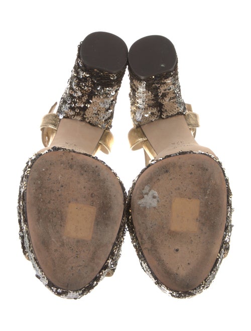 Jimmy Choo Sequins Sequin Embellishments Sandals