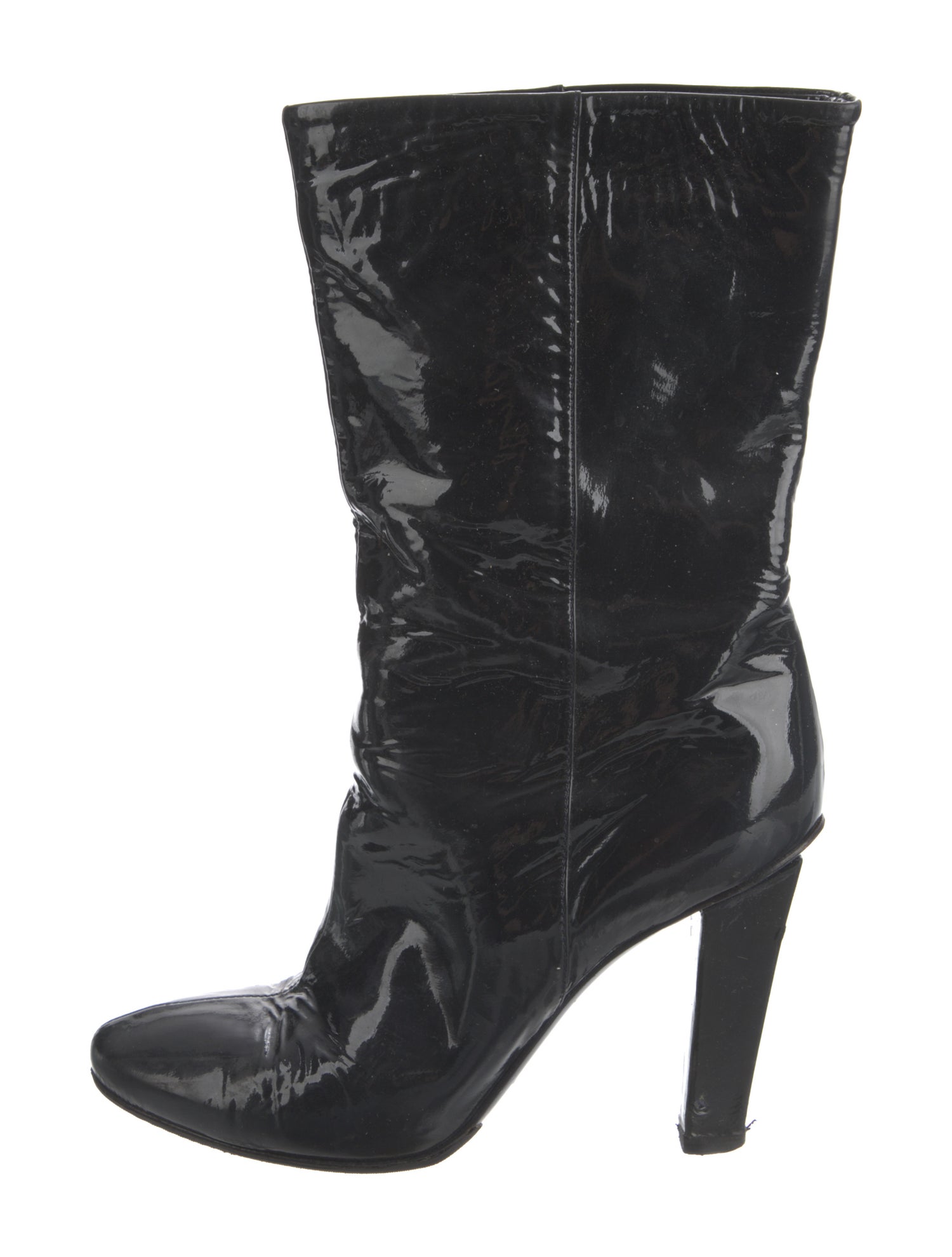 Jimmy Choo Patent Leather Combat Boots