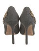Jimmy Choo Wool Crystal Embellishments Pumps